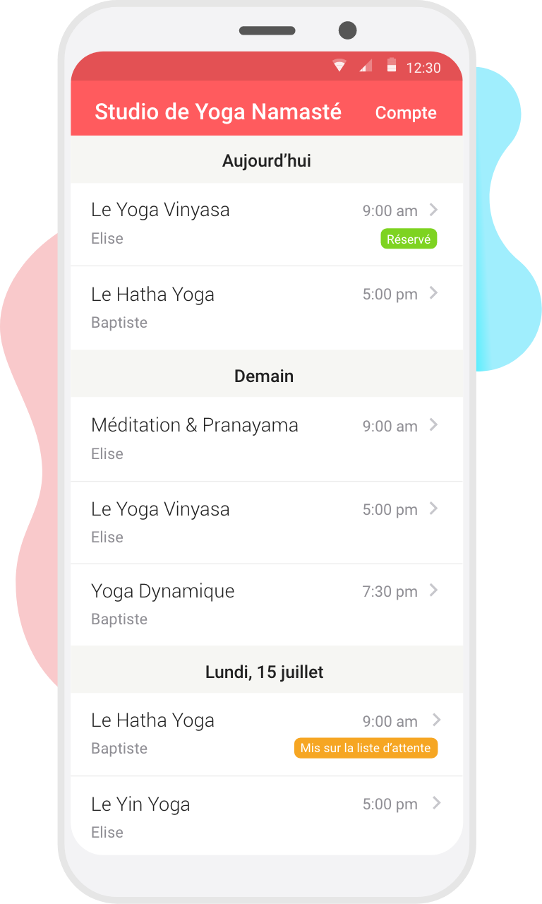 Momoyoga app for yogis (for Android)